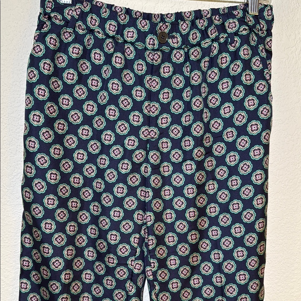 J Crew Cropped Silk Pants - Picture 4 of 10
